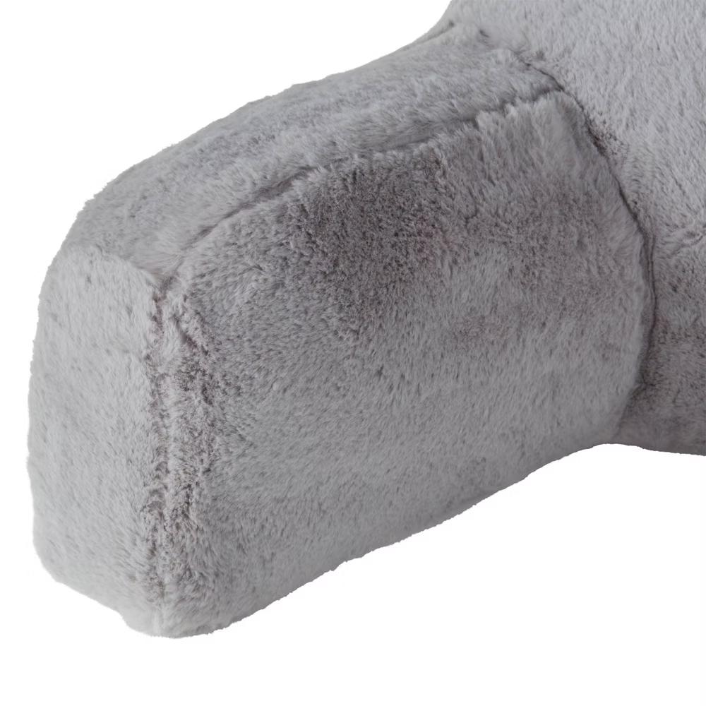 Kensington Garden Faux Fur Bed Rest Support Pillow - Image 2