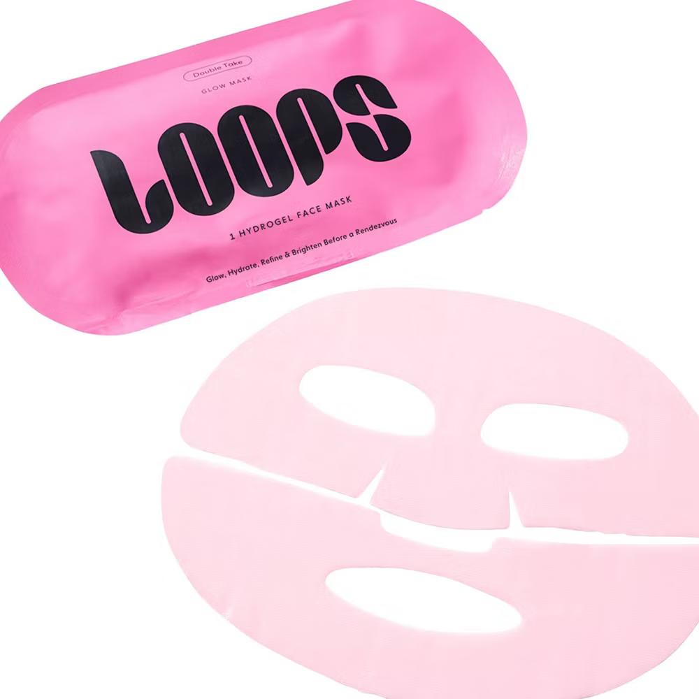 LOOPS Double Take Glow Mask - 1.058oz: Basic Cleansing, Hydrating, Paraben-Free, Sheet Form - Image 5