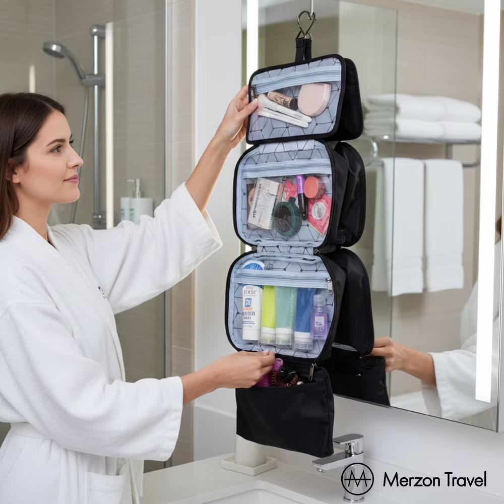 Merzon All Week Travel Kit Set Packing Organizer Cubes for Suitcases & Travel Bags - Image 8