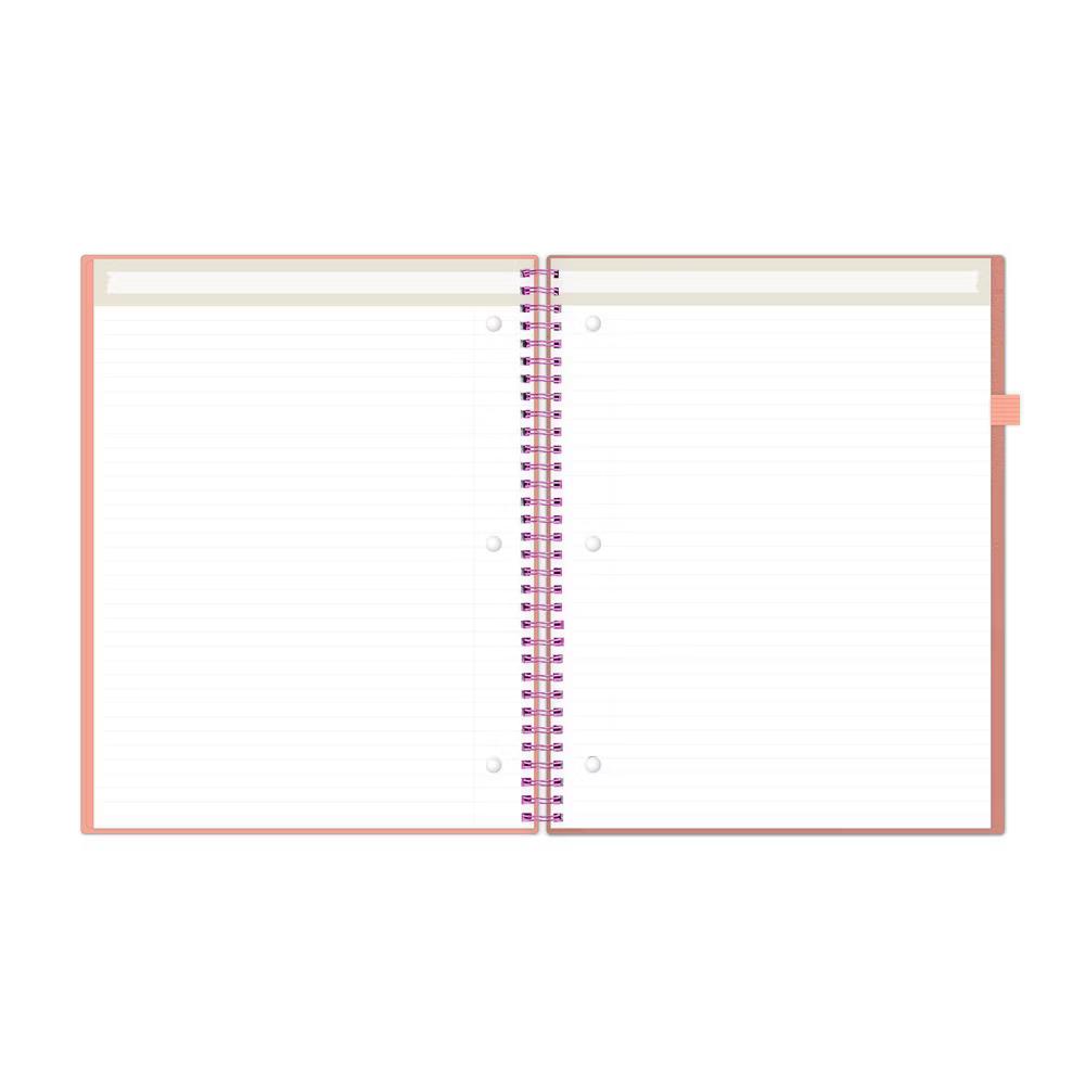 Blue Sky Your Year College Wirebound Notebook 8.5"x11" Orange - Image 7