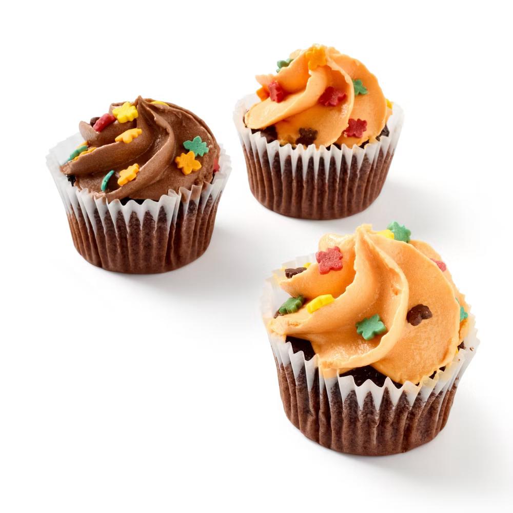 Harvest Chocolate Mini Cupcakes - 10oz/12ct - Image 2