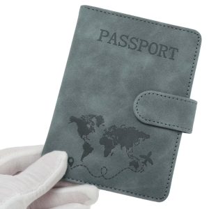 Magnetic Clasp Design Passport Holder 1 Pc
