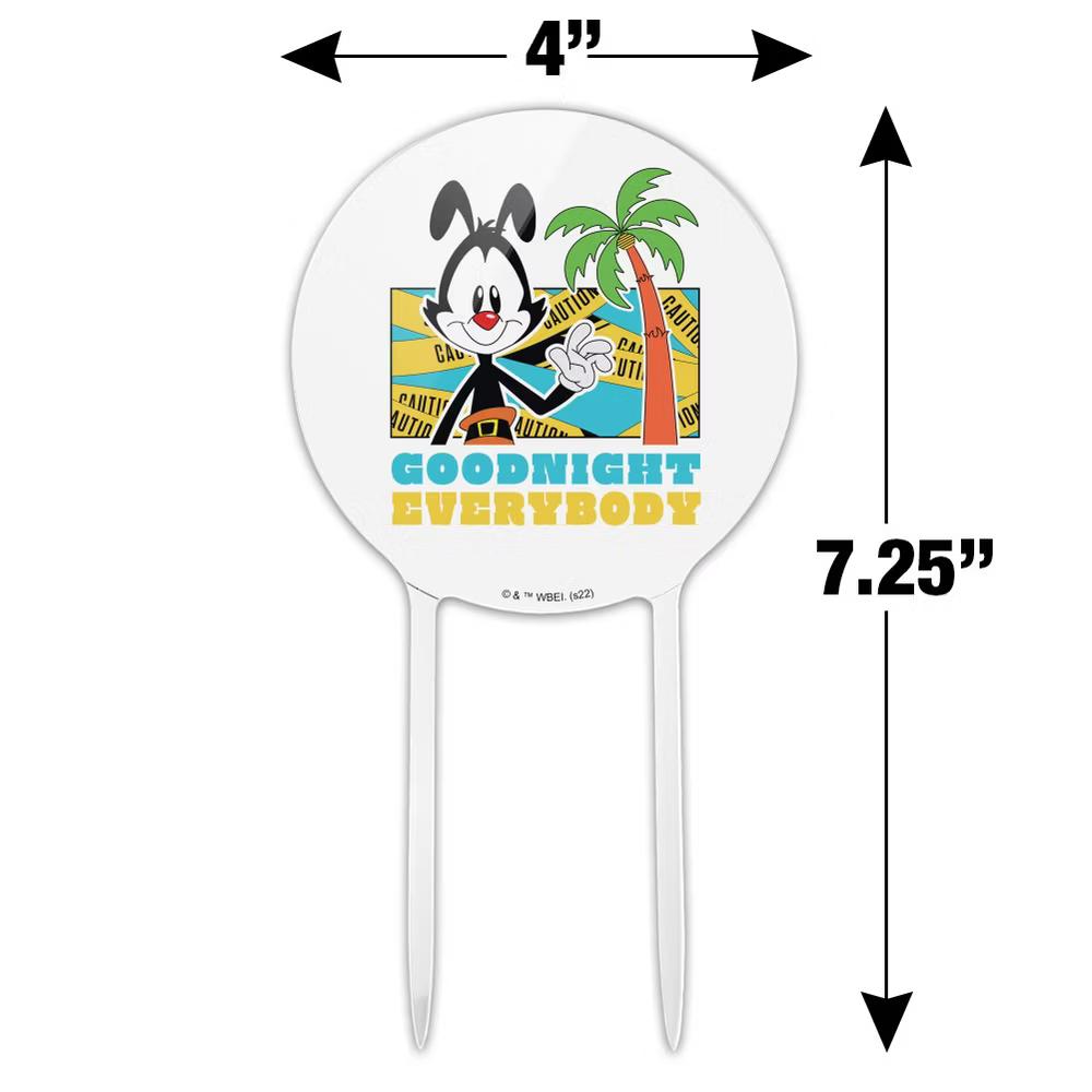 Goodnight Everybody Acrylic Cake Topper Party Decoration for Wedding Anniversary Birthday Graduation - Image 3
