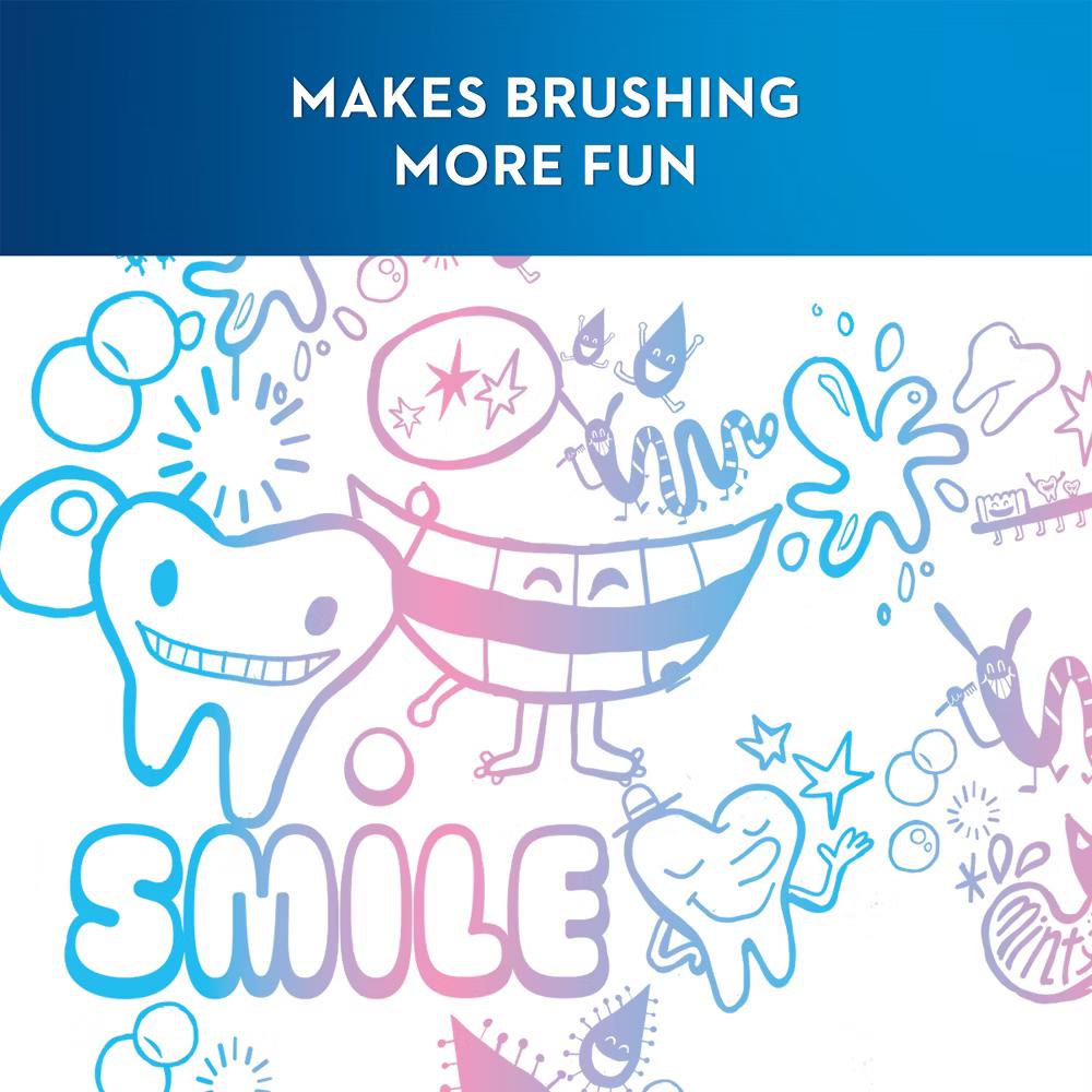 Kids' Electric Toothbrush with Sensitive Brush Head and Timer - Image 3