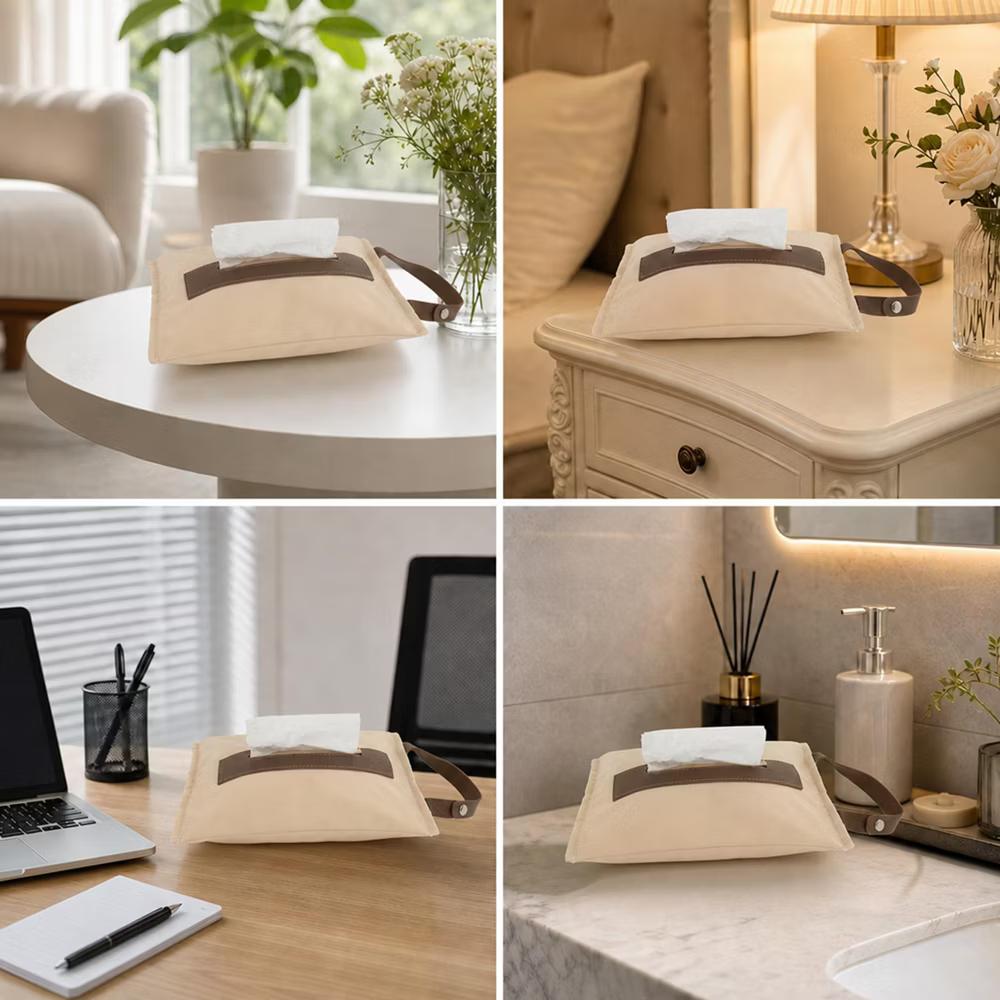 Reusable Hangable Tissue Box Cover 1 Pc - Image 13