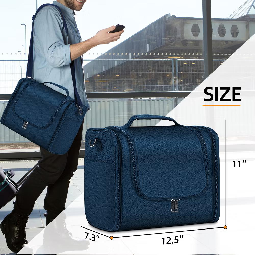 Large Capacity Toiletry Bag for Women and Men, Hanging Toiletry Organizer Cosmetics Makeup Bag - Image 24