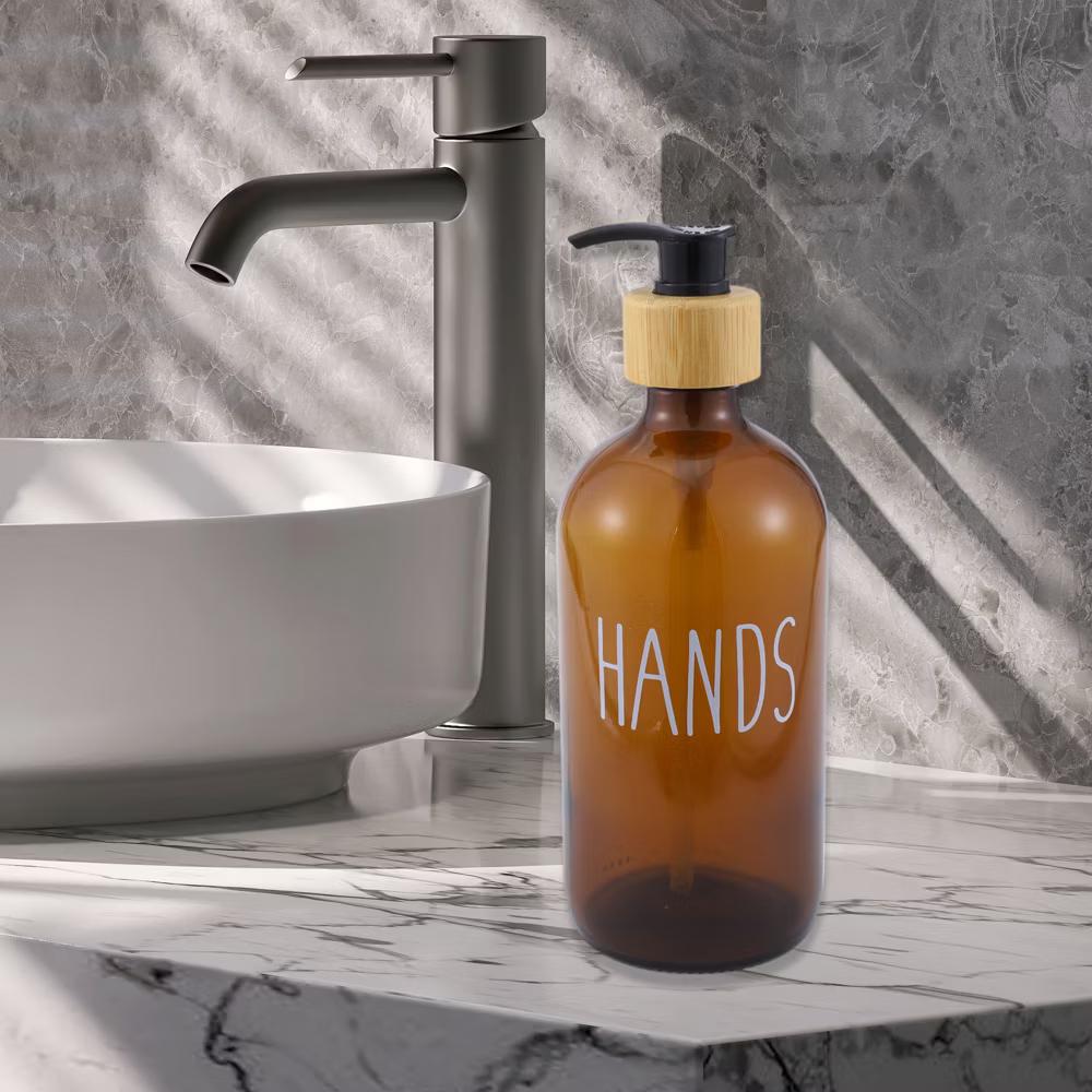 Elegant Contains the Letters DISHES Soap Pump Dispenser for Bathroom 16.9oz 1 Pc - Image 28