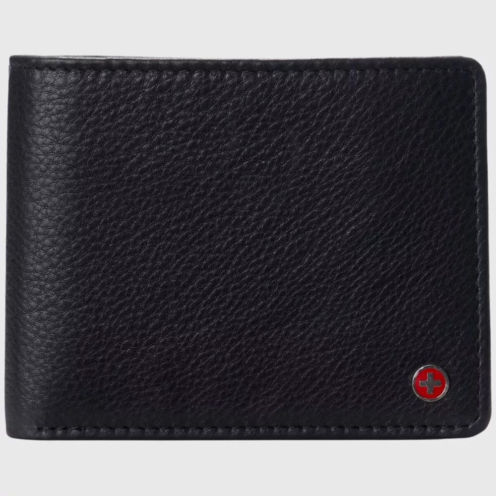 Alpine Swiss Connor Executive Bifold Wallet | Business Passcase for Men | Premium Leather | Dual ID Windows | RFID Blocking | Gift Box Included - Image 5
