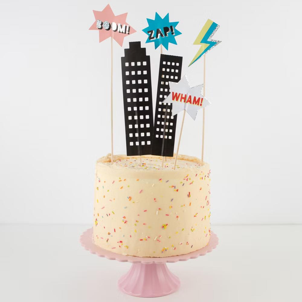 Superhero Cake Topper (Pack of 6) - Image 4