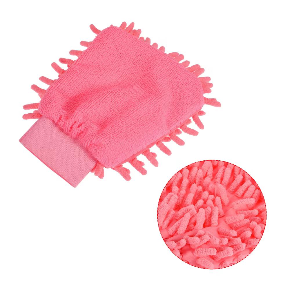 Home Kitchen Microfiber Chenille Reusable Scratch-Free Cleaning Gloves - Image 12