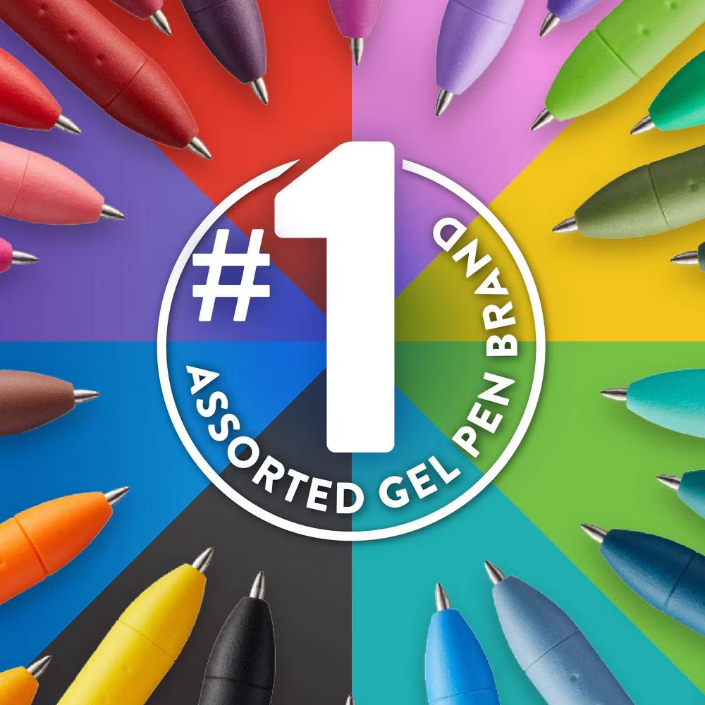 Paper Mate InkJoy Gel 30pk Gel Pens 0.7mm Medium Tip Multicolored: Retractable Stationery & Office Supplies - Image 4