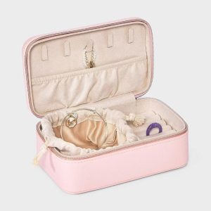 Top Handle Travel Storage Jewelry Organizer