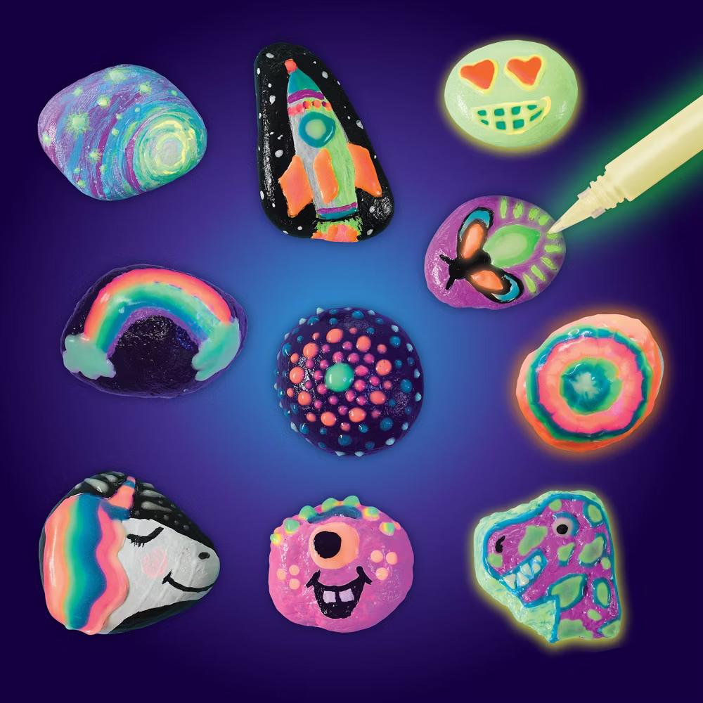 Creativity for Kids Glow in the Dark Rock Painting Kit: DIY Art for Kids Activities, Painted Rock Kits, Ages 6 - Image 4