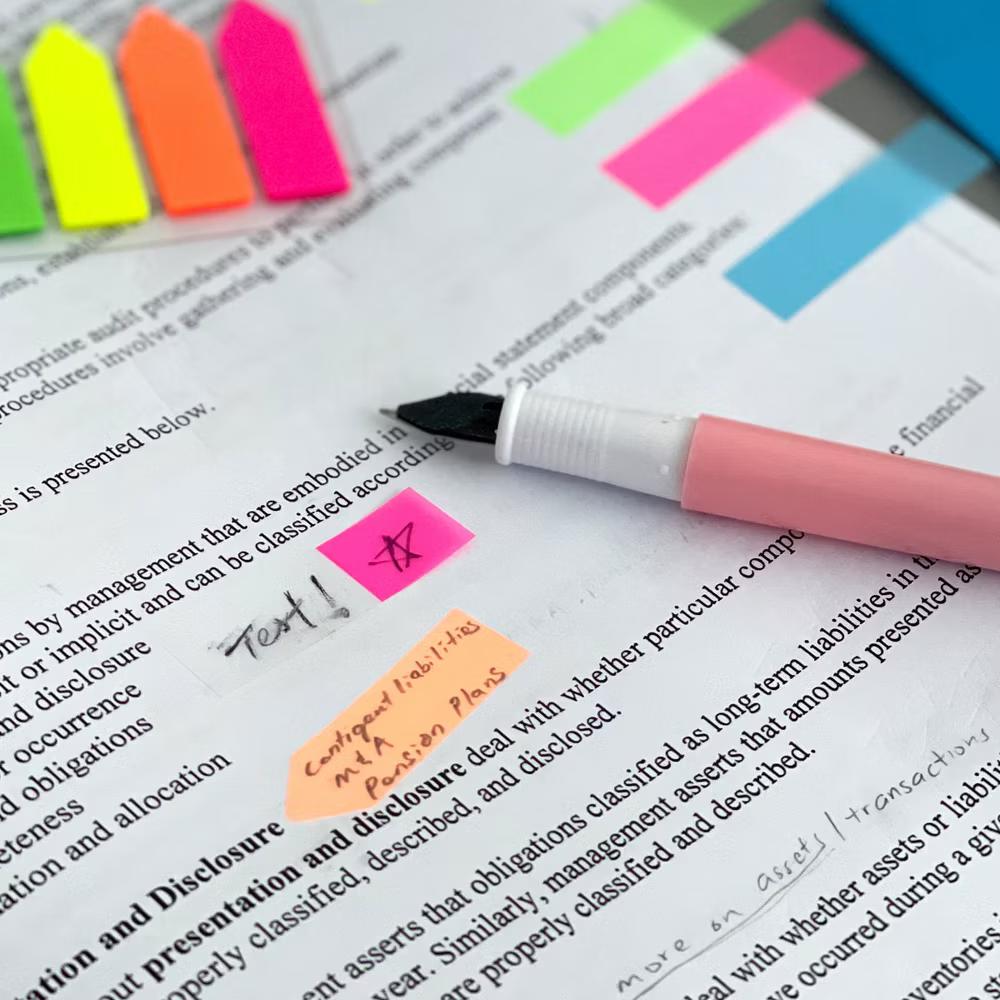 500pcs Transparent Sticky Notes Set, Memo Note Pads, Book Tabs, Page Markers, Sticky Notes, School and Office Supplies - Image 4