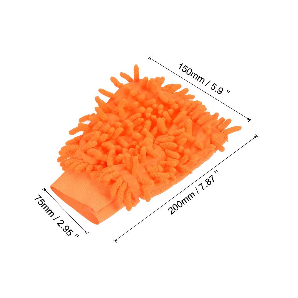 Chenille Reusable Scratch-Free Cleaning Gloves for Home Kitchen 2 Pcs - Image 14
