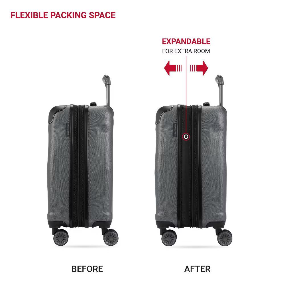 Cascade Hardside Carry On Spinner Wheels Suitcase - Image 31