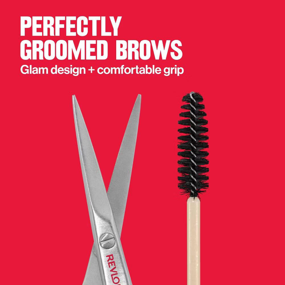 Revlon Designer Series with Brow Scissor and Spoolie Brush Set - 2pc - Image 6