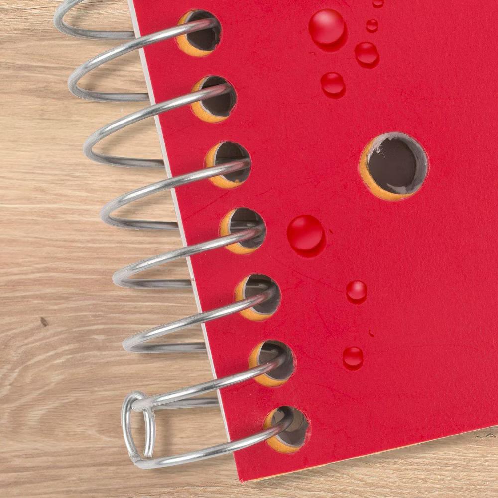 Five Star 8.5"x11" 1 Subject College Ruled Notebook Fire Red 100 Pages - Image 4
