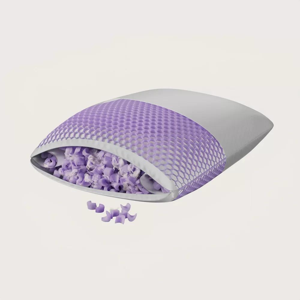 Purple Freeform™ Pillow with Customizable Support, Grid & MicroFlex™ Moon Foam - Image 7