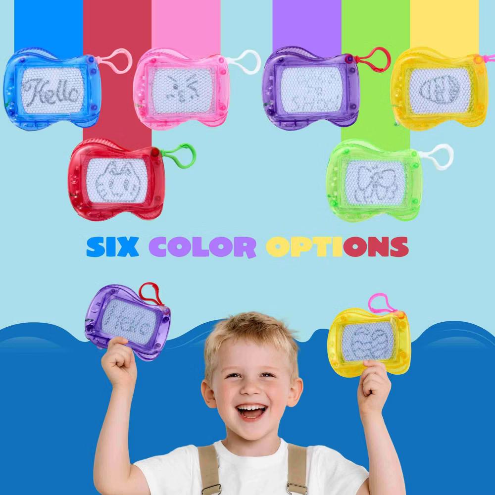 12 Pcs Mini Magnetic Drawing Board, 6 Erasable Keychain Drawing Board, Writing Pad Boys and Girls Classroom Prize, Birthday Goodie Bag Stuffers - Image 6