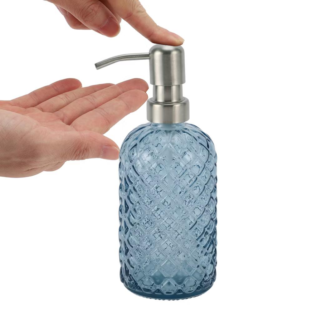 Simple Cylindrical Soap Pump Dispenser 400ml 1 Pc - Image 9