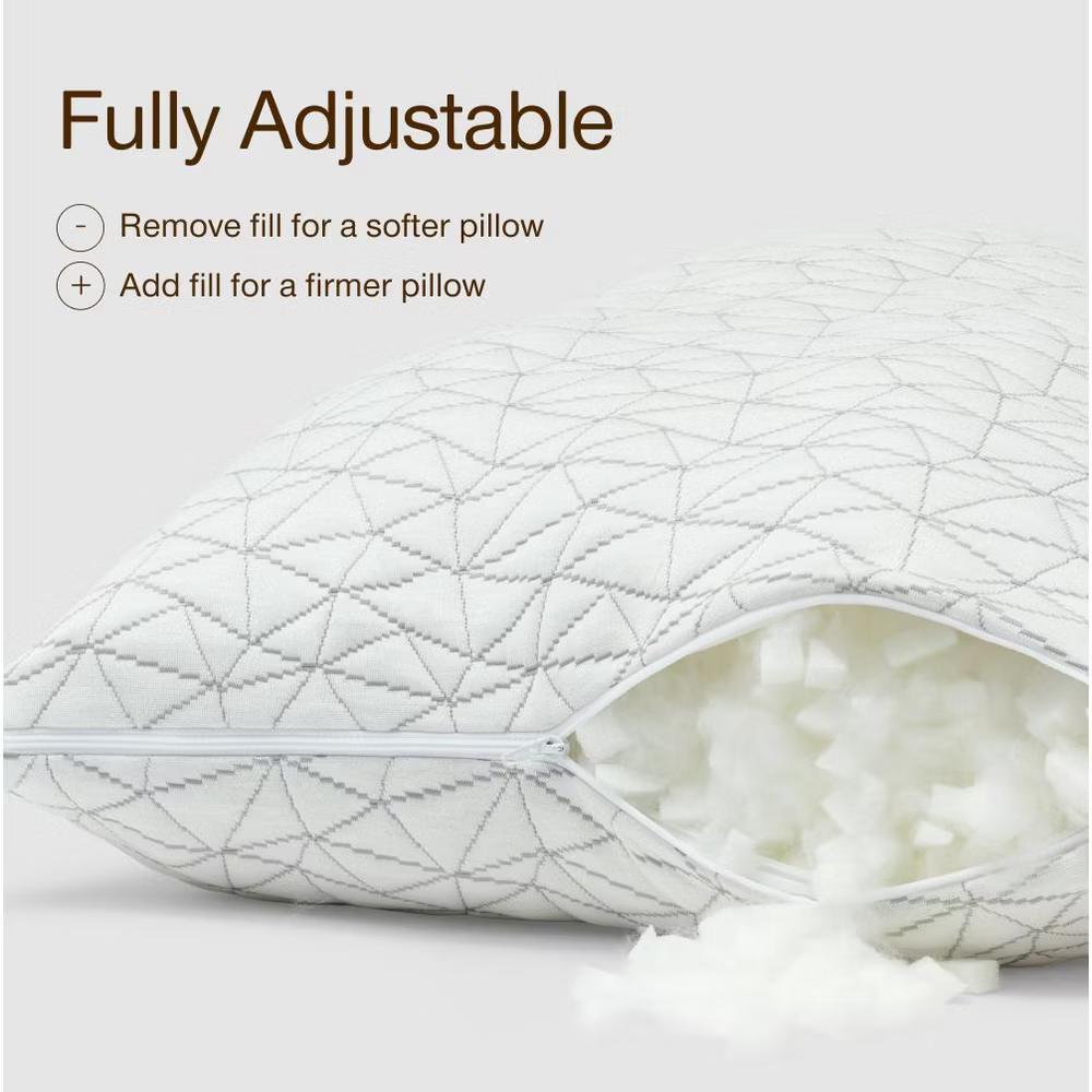 Coop Sleep Goods The Original Body Adjustable Pillow for Sleeping, Soft Zippered Washable Cover - Side Sleepers, Long Pillow for Pregnancy, 20x54 - Image 6