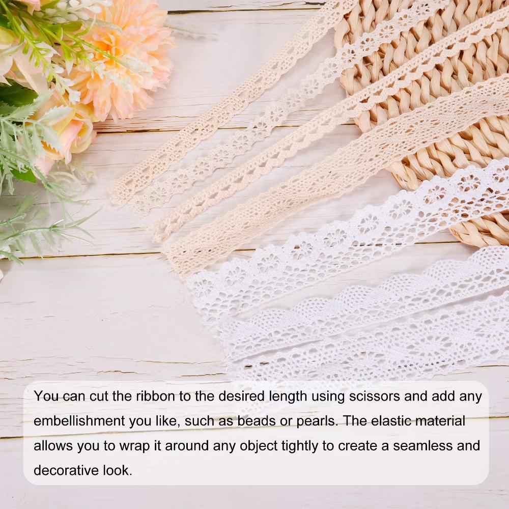 Cotton Elastic Lace Ribbon - Image 3