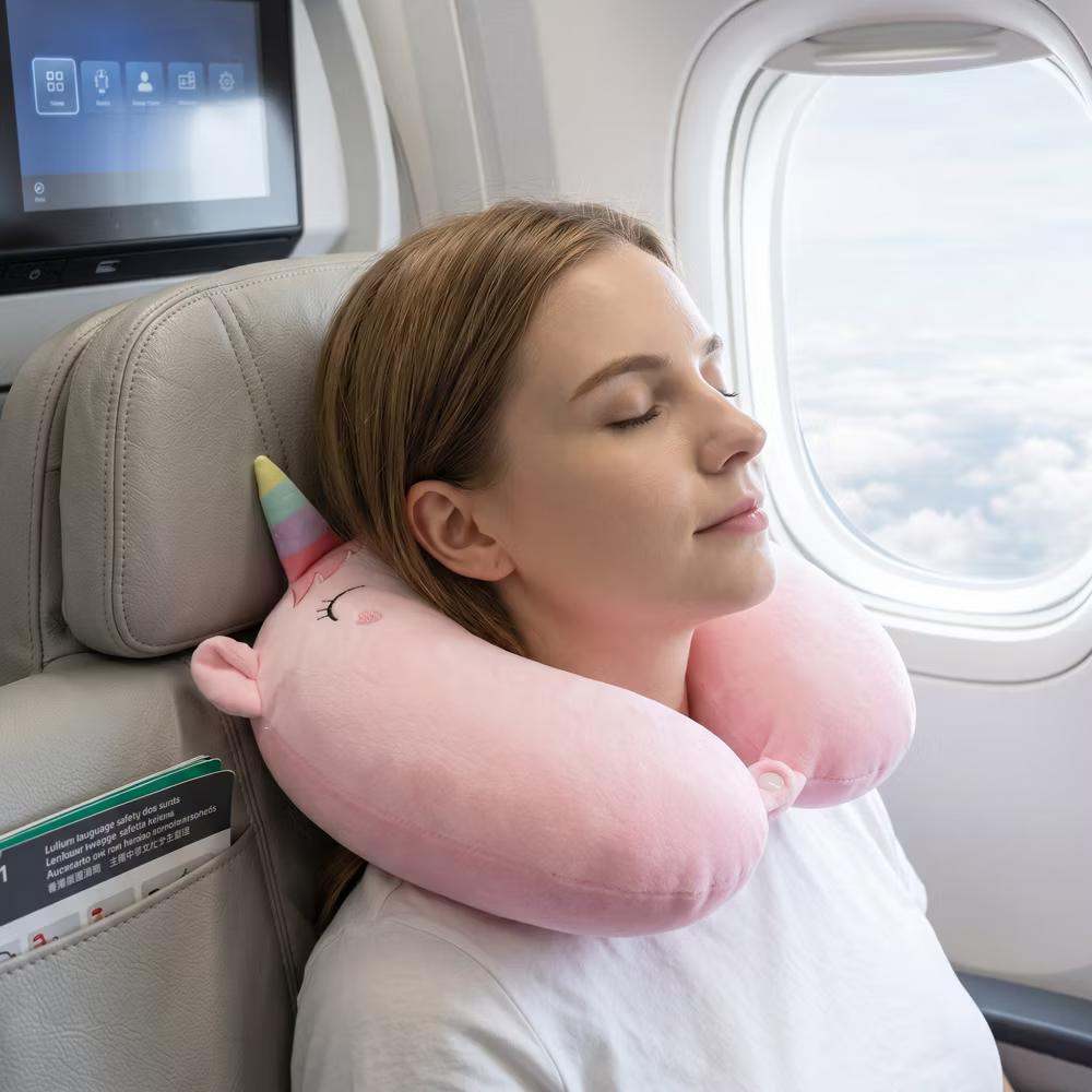 U-Shape Memory Foam Portable Traveling Travel Neck Pillows 12x12in 1 Pc - Image 30