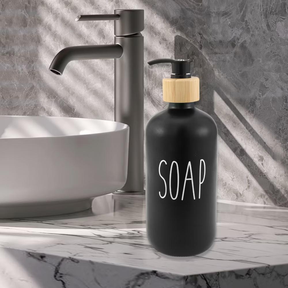 Elegant Contains the Letters DISHES Soap Pump Dispenser for Bathroom 16.9oz 1 Pc - Image 53