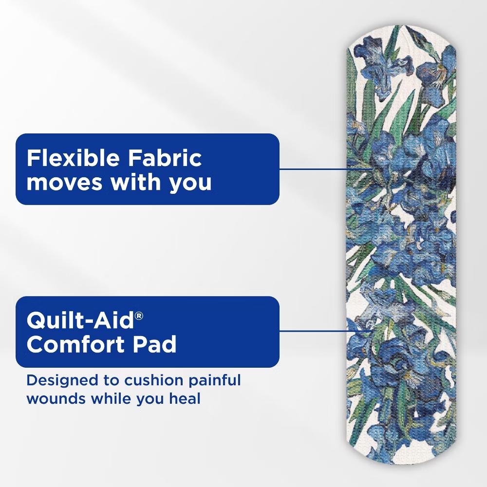 Brand Adhesive Flexible Fabric Bandages - Paintings by Monet, Redon & Van Gogh - Collectible Tin - Assorted - 50ct - Image 7