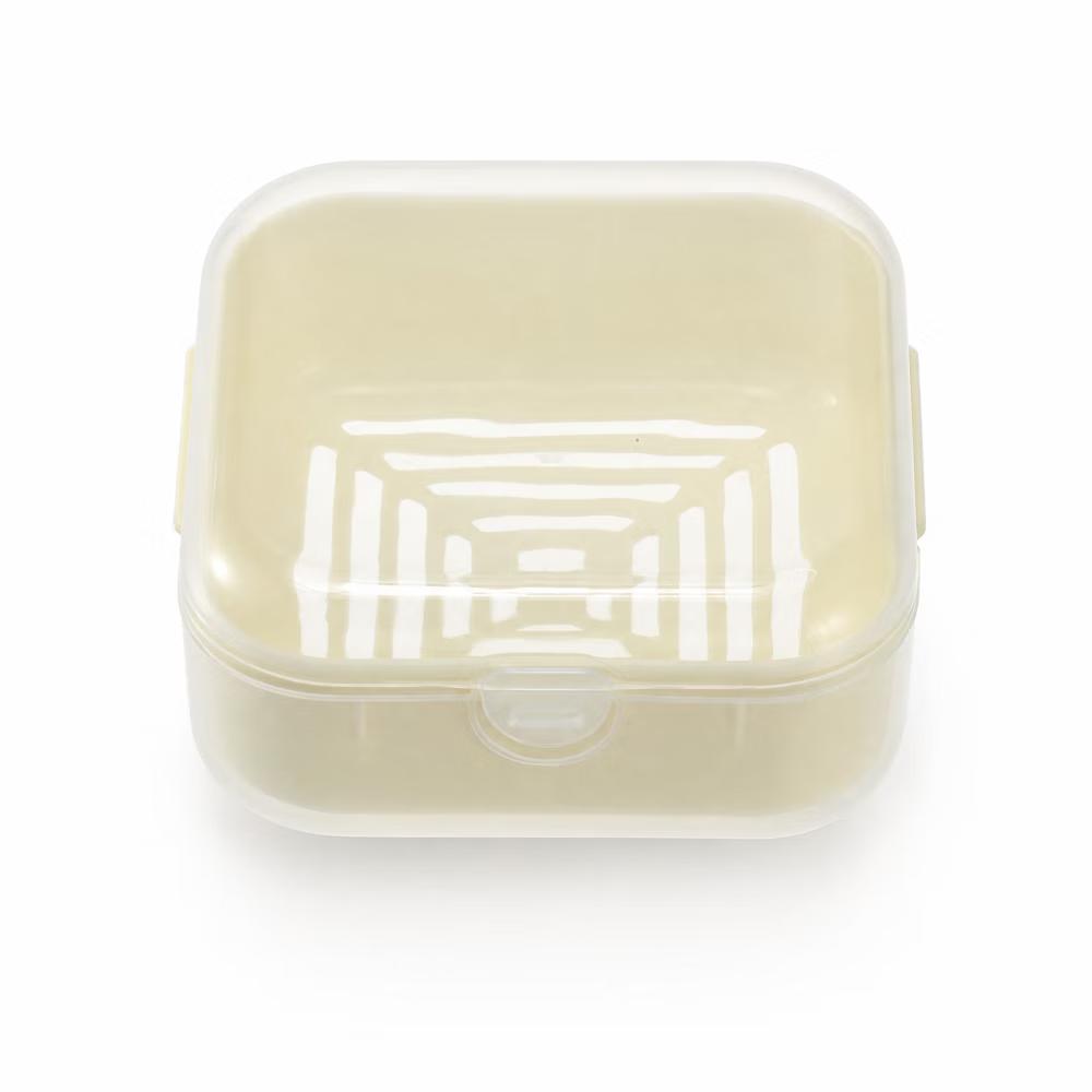 Square Double-layer Drain Soap Dish 1 Pc - Image 2