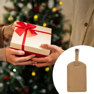 Solid Color Texture Luggage Tag 1 Pc
