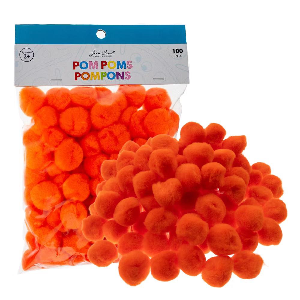 100ct Mini Pom Poms for DIY Arts and Crafts, Tiny Acrylic Poms Craft Embellishments (1 inch) - Image 19