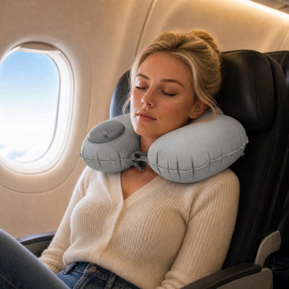 Comfortable Inflatable Travel Pillow 1 Pc - Image 2