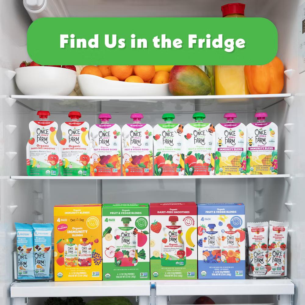Once Upon A Farm Go-Go Greens Organic Dairy-Free Kids' Smoothie - 4oz Pouch - Image 4
