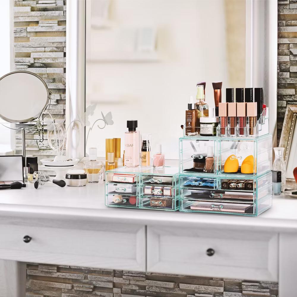 Large Makeup Organizer Case - 4 Piece Set (12 Drawers) - Image 30