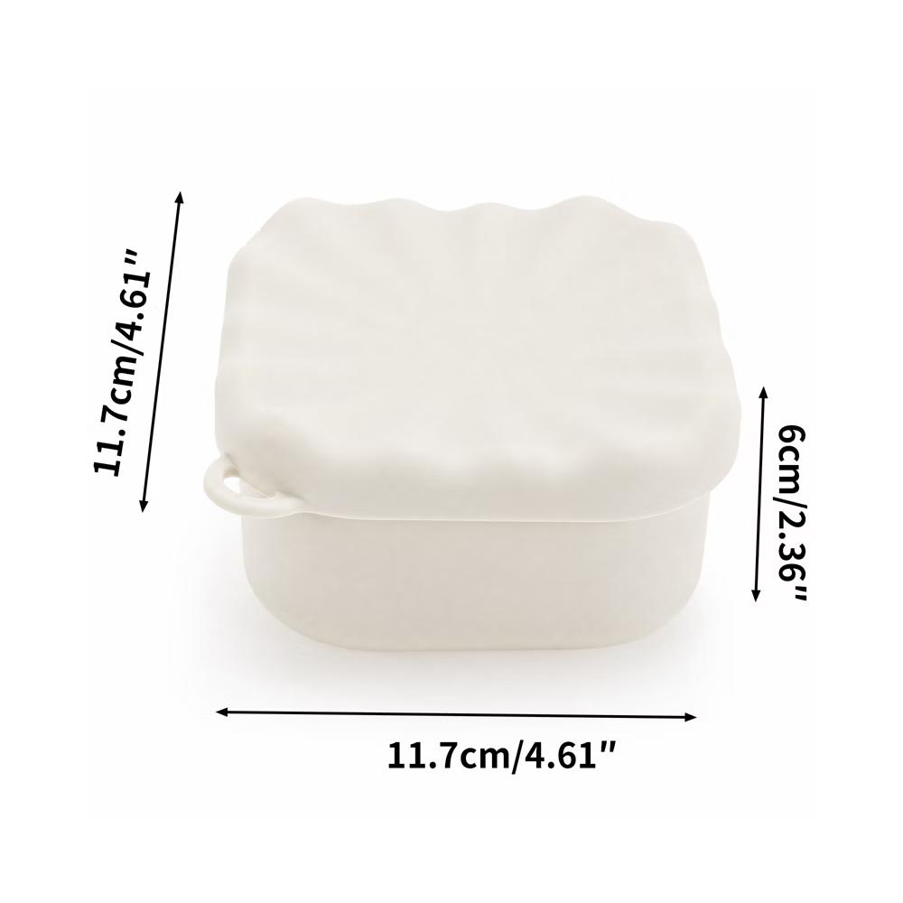 Square Soap Dish With Lid 1 Pc - Image 5