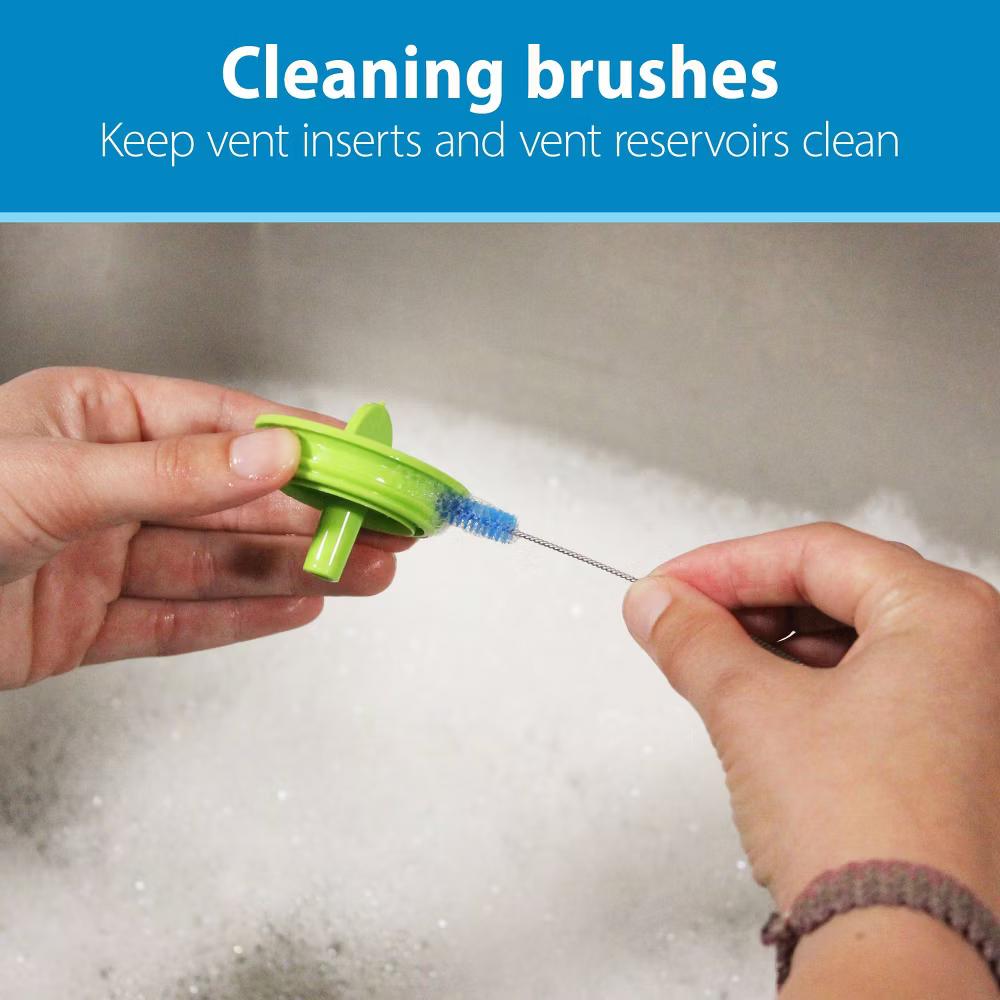 Dr. Brown's Flow Reusable Vent System Baby Bottle Bristle Cleaning Brushes - 4ct: BPA-Free - Image 5
