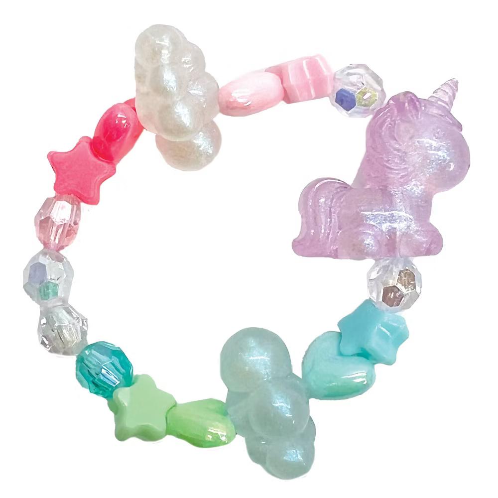Creativity for Kids Unicorn Bead Jewelry Jar: Craft Kit with Beads & Cord for Ages 6