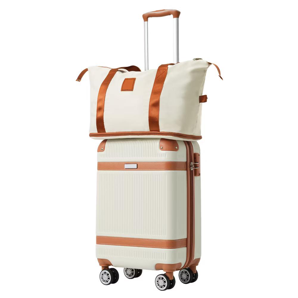 3 PCS ABS Lightweight Hard Shell Carry on Luggage(20") with Travel Bag, Spinner Wheels and TSA Lock - ModernLuxe - Image 31