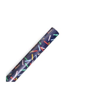96"x30" Confetti Gift Wrapping Paper Navy