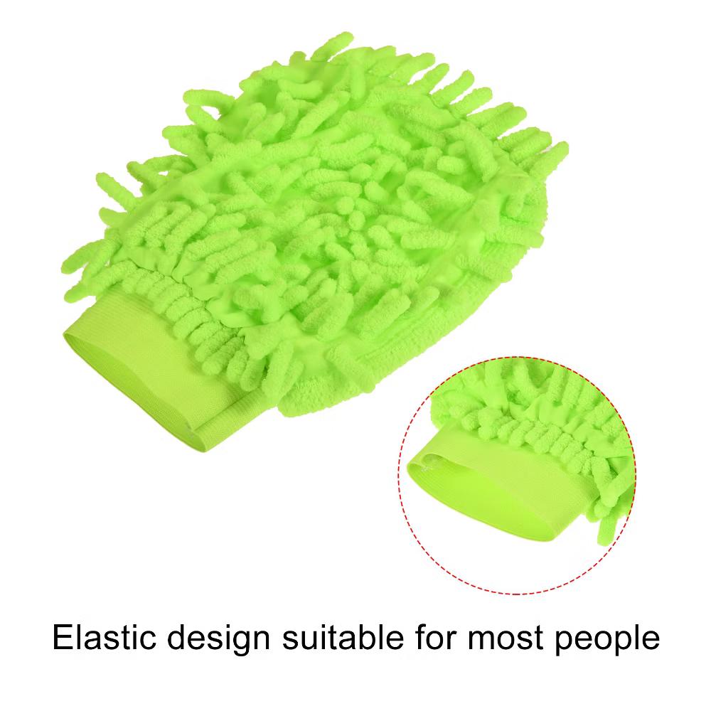 Chenille Reusable Scratch-Free Cleaning Gloves for Home Kitchen 2 Pcs - Image 12