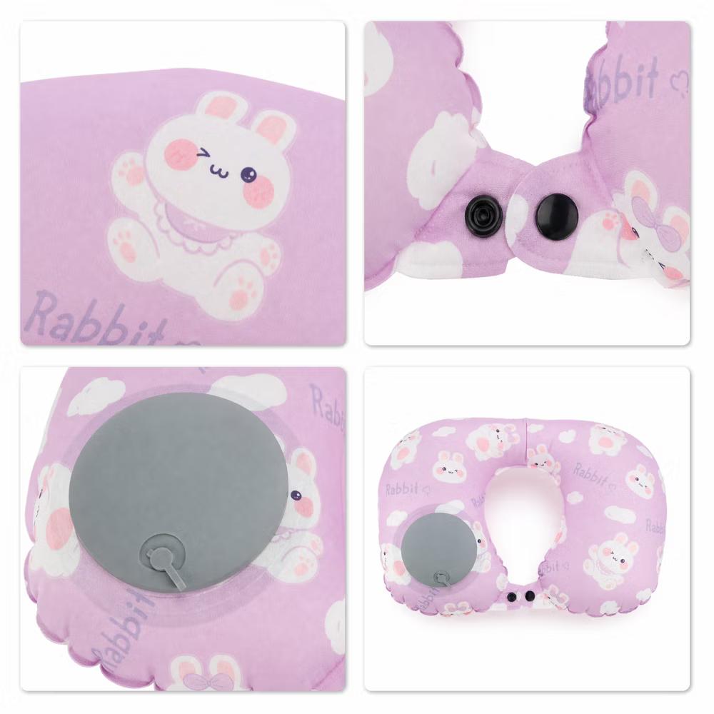 Ice Silk Inflatable Travel Pillow 1 Pc - Image 32