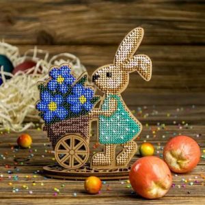 Crafts Bead embroidery kit on wood FLK-425