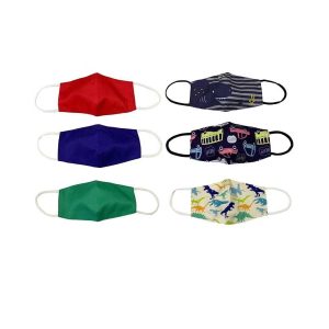 The Lakeside Collection Sets of 6 Adjustable Face Masks for Kids