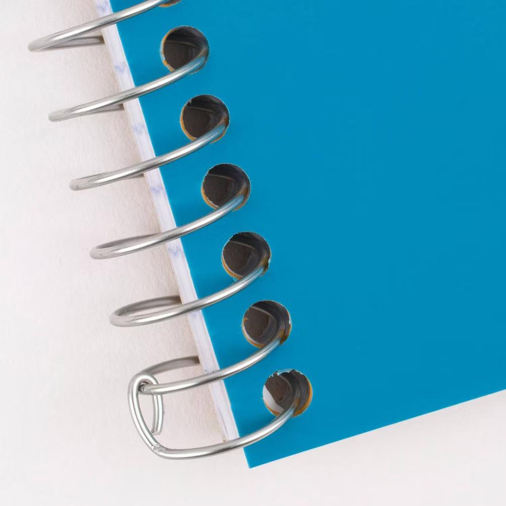 Five Star 80pg 2 Subject College Ruled Notebook 9.5"x6": Spiral, Wire-Bound, Acid-Free, Perforated, Water-Resistant, Pocket - Image 4