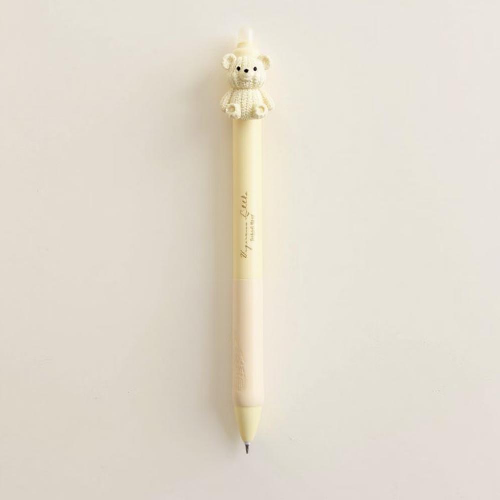 5-Piece Teddy Bear Top Gel Pen Set Soft Grip and Adorable 3D Bear Design - Image 5