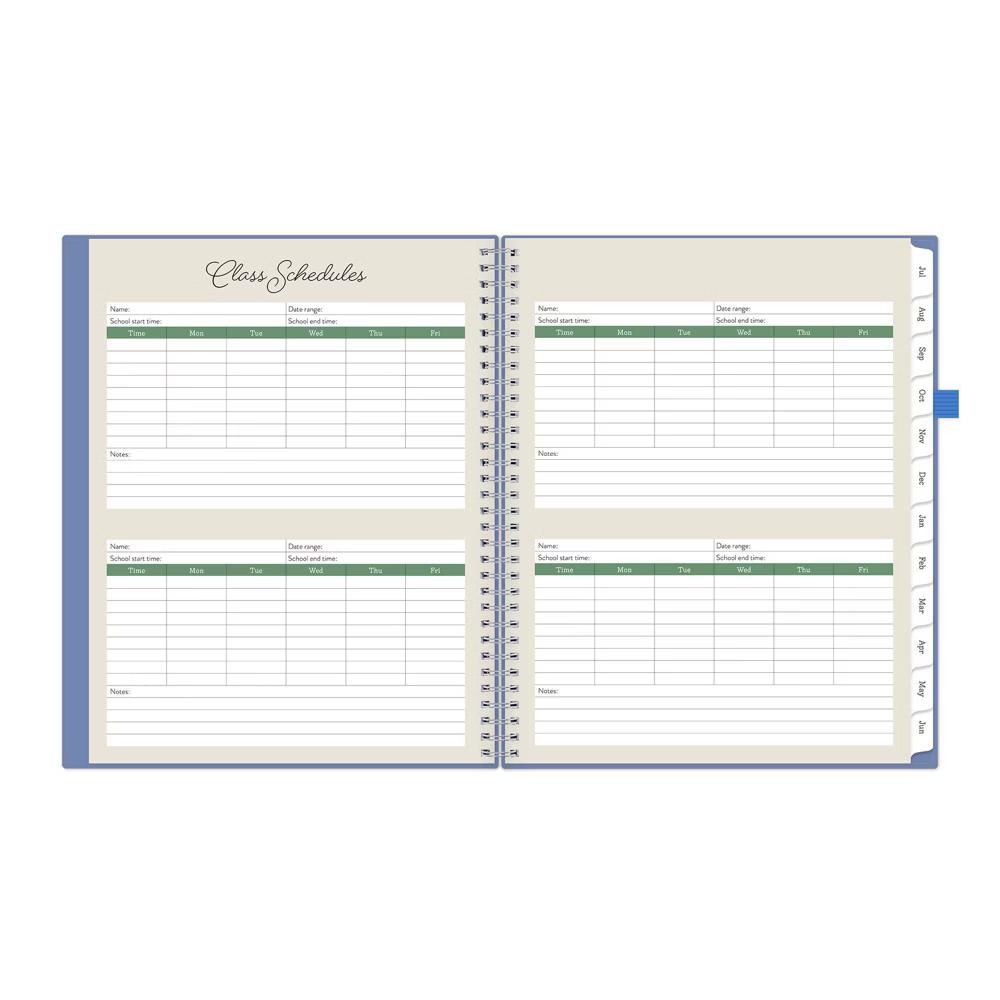 Blue Sky Your Year Parent Weekly/Monthly Planner Wirebound 8.5"x11" Blue Plans - Image 13