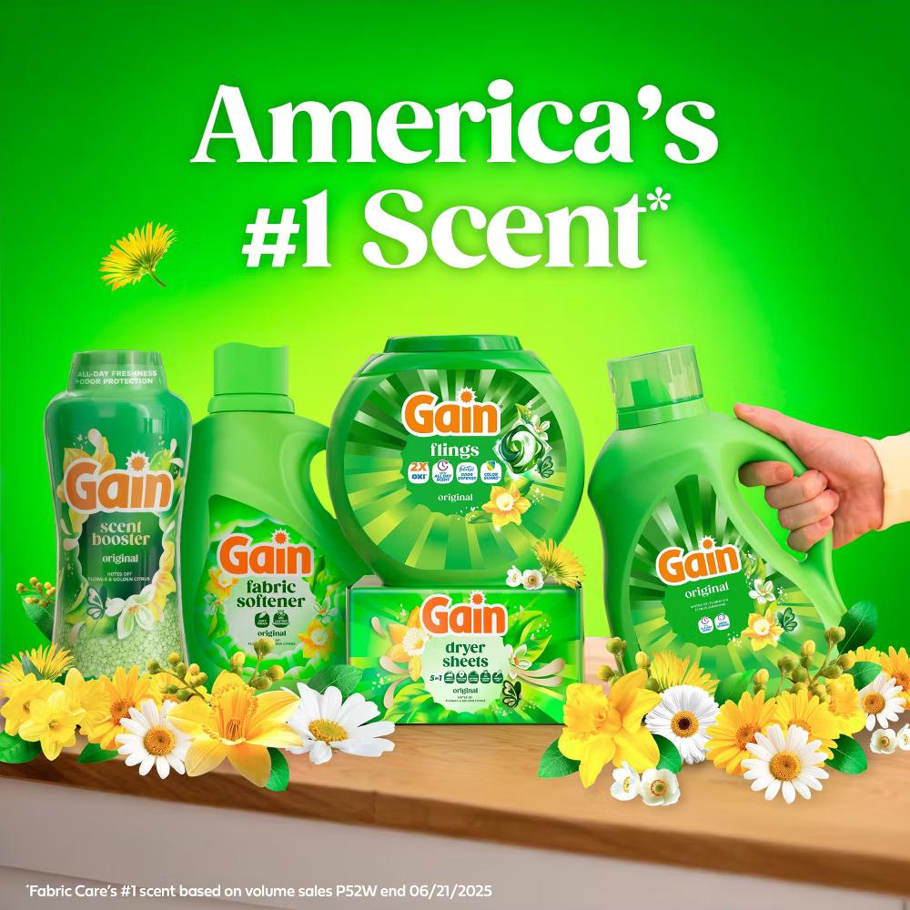 Gain Original Fireworks In-Wash Laundry Scent Booster Beads - Image 27