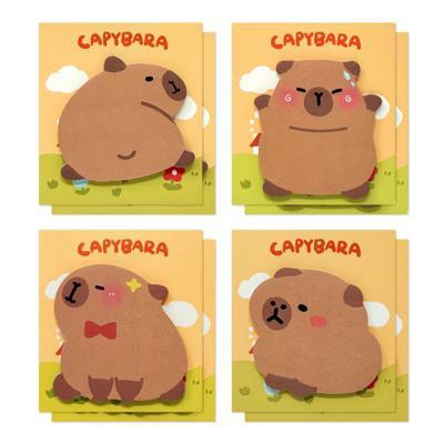 Cute Capybara Sticky Notes (Set of 8)